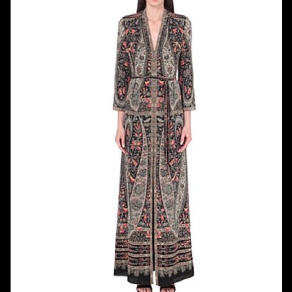 Vilshenko Kitty silk maxi dress, size 4 US/ 8 UK
